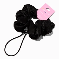 No Bad Hair Day by Claire's Black Adjustable Scrunchie