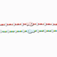 Best Friends Fish Beaded Choker Necklaces - 2 Pack