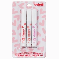 Lip Marker Stain Set - 3 Pack