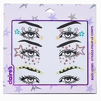 Star, Daisy & Butterfly Mixed Eye Gems - 3 Pack