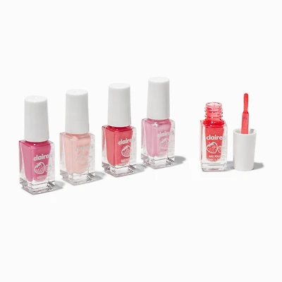 Strawberry Scented Peel-Off Nail Polish Set - 5 Pack