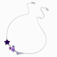 Purple Ombré Star Pendant Necklace