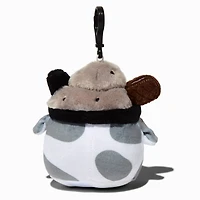 #Plush Goals by Cuddle Barn® 3'' Black Sesame Mooshake Plush Bag Clip