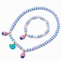 Claire's Club Seashell Beaded Jewelry Set - 2 Pack