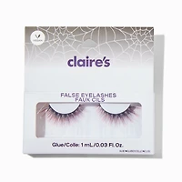 Halloween Red & Black Vegan False Lashes - 1 Pair