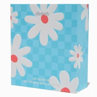 Blue Daisy Mini Book Lip Gloss Set