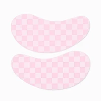 Pink & White Checkered Gel Under Eye Patches - 2 Pack