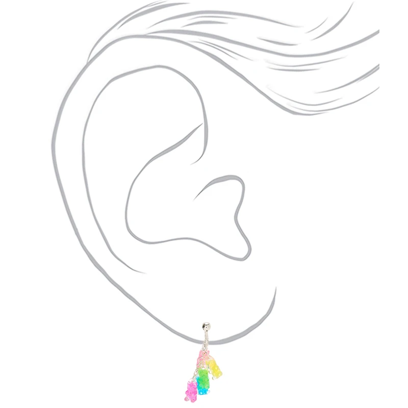 Gummy Bears® Clip-On Drop Earrings