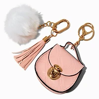 Pink Mini Purse Keychain