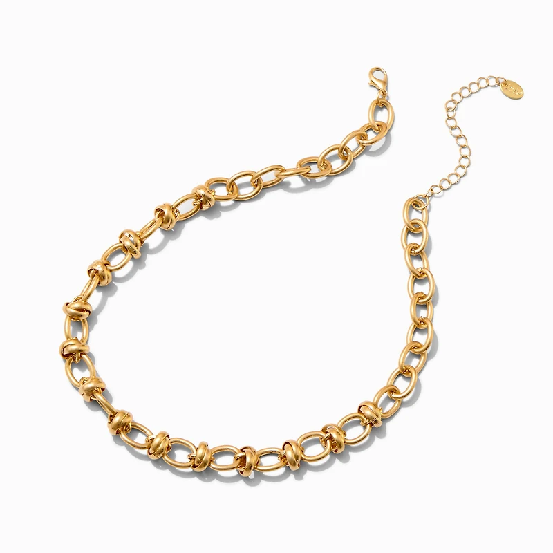 Gold-tone Chunky Chain Necklace