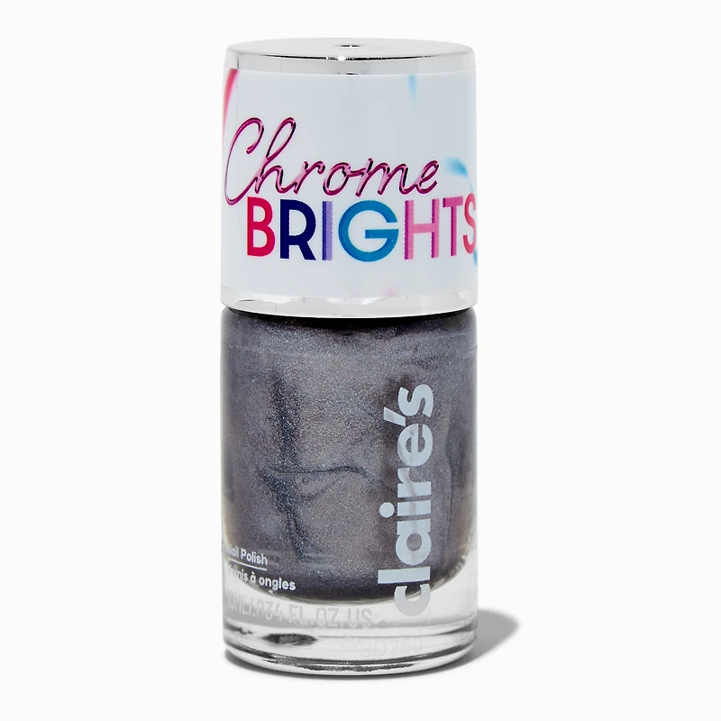 Chrome Brights Single Nail Polish - Silver