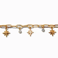 Gold-tone Celestial Charm Bracelet