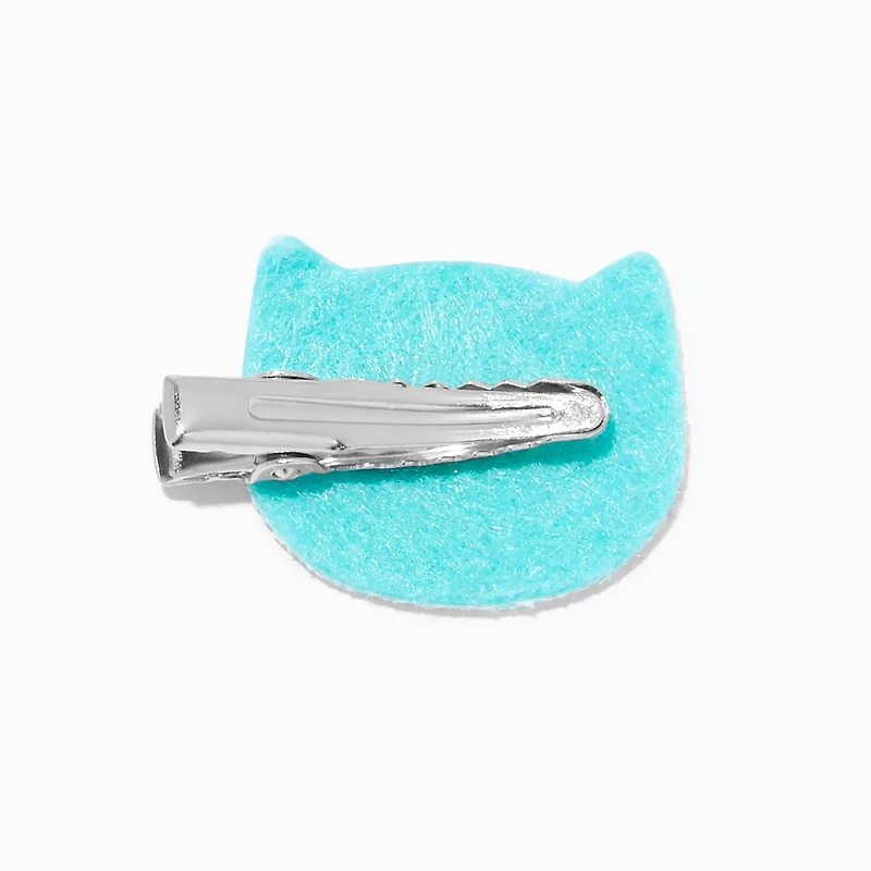 Claire's Club Glitter Cat Hair Clips - 6 Pack
