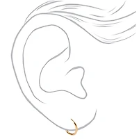 C LUXE by Claire's 18k Gold Plated Cubic Zirconia Earrings Set