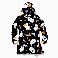 Halloween Icons Hoodie Blanket