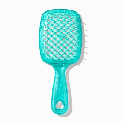 Mint Heart Paddle Hair Brush