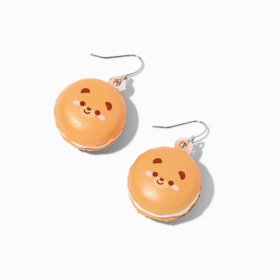 Squish Bear Macaron 1" Drop Earrings