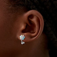 Glitter Cat, Bears & Paws Clip-On Earrings - 3 Pack