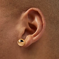 Gold-tone Ball Stud Earrings