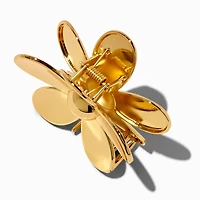Gold-tone Flower Medium Hair Claw