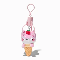 Plush Ice Cream Dog Claw Machine Keychain