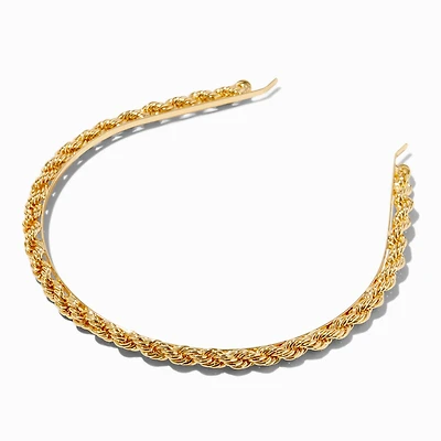 Gold Chain Metal Headband