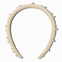 Pearl-Studded Ivory Headband