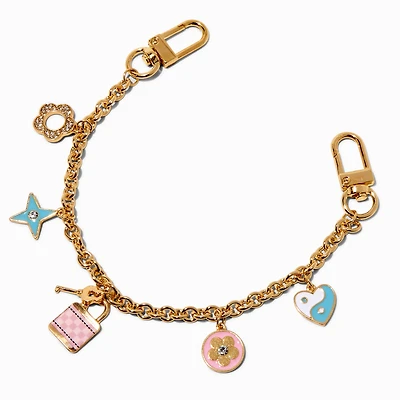 Girly Charmy Gold-tone Chain Bag Charm