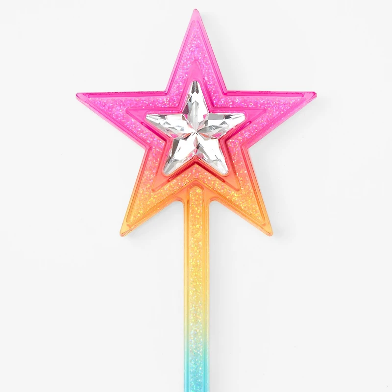 Claire's Club Rainbow Star Wand