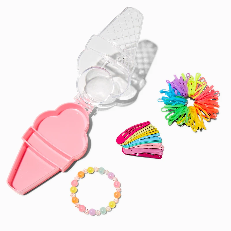 Claire's Club Ice Cream Hair Tie Set