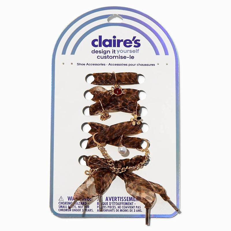 DIY Cheetah Print Shoelace Charm Kit