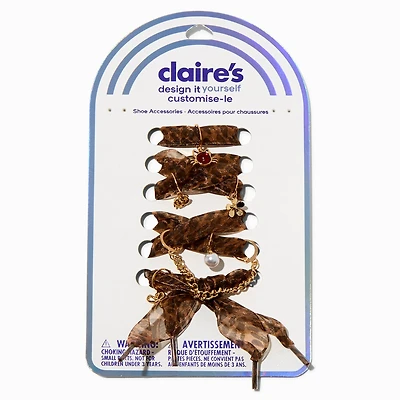 DIY Cheetah Print Shoelace Charm Kit