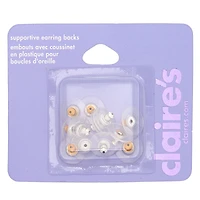 Mixed Metal Supportive Earring Backs - 12 Pack