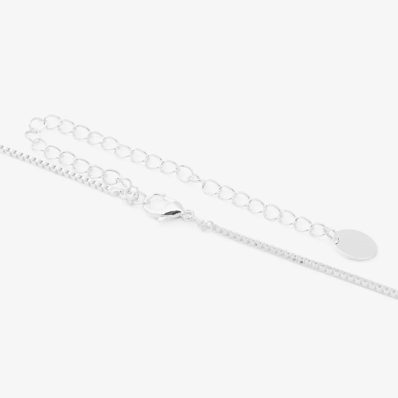 Silver Cross Pendant Necklace
