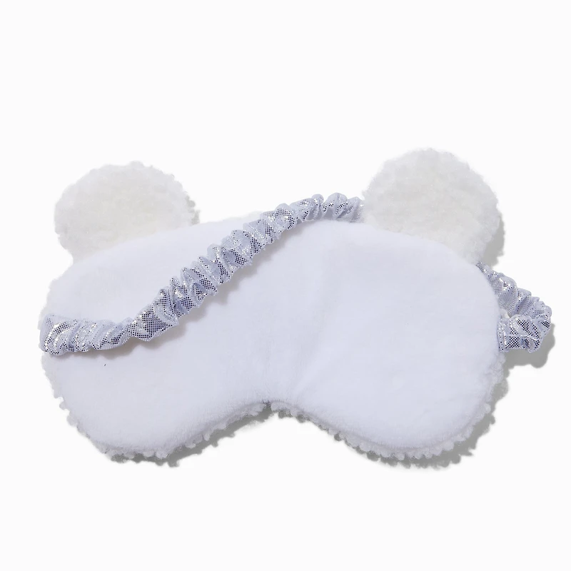 White Bear Sherpa Sleeping Mask