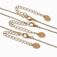 Best Friends Mystical Gem Celestial Pendant Necklaces - 3 Pack