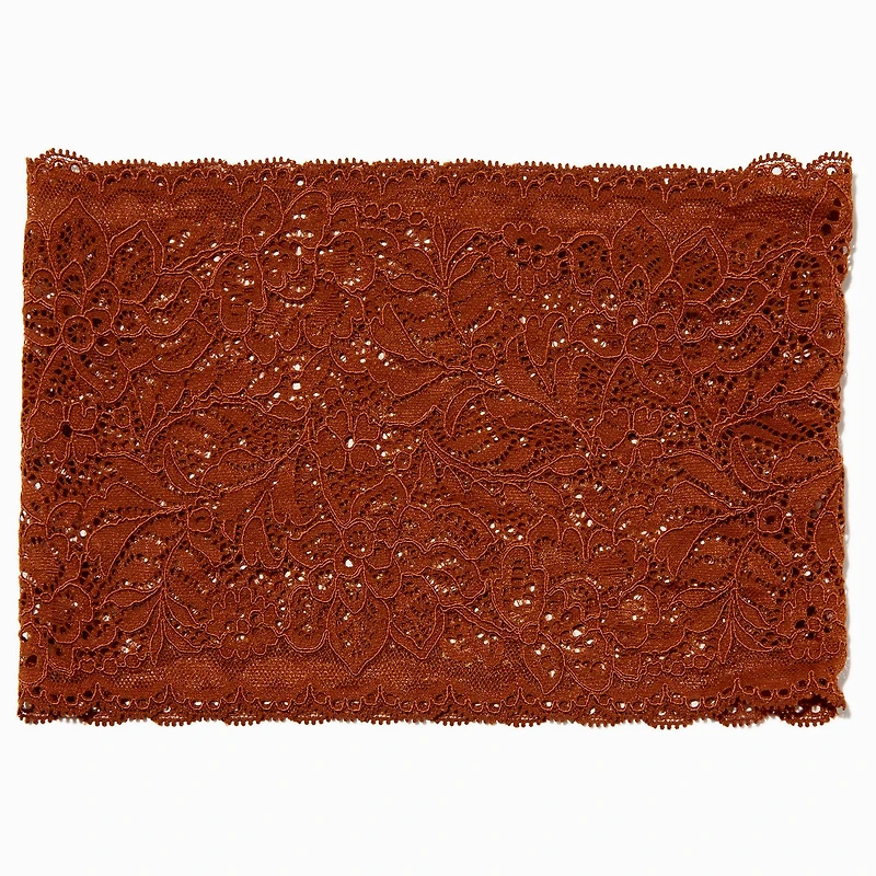 Dark Brown Lace Headwrap