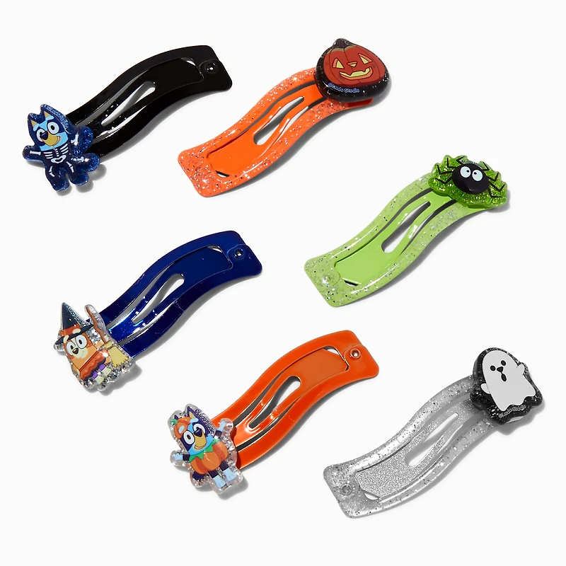 Bluey Halloween Snap Hair Clips - 6 Pack
