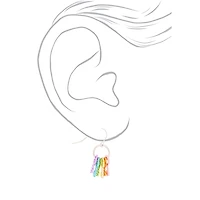 Rainbow Keys Drop Earrings