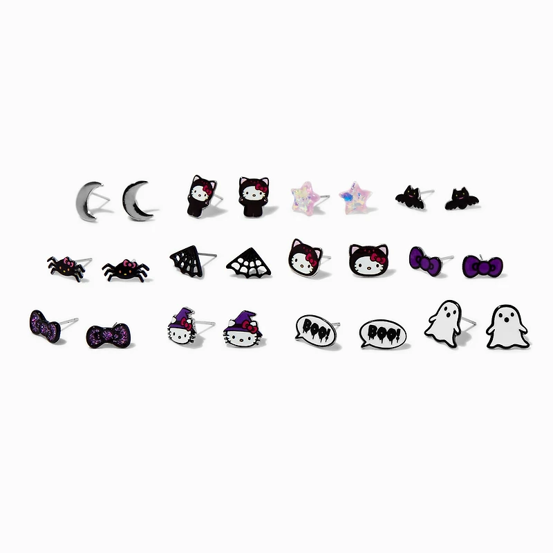 Hello Kitty® Halloween Stud Earrings - 12 Pack