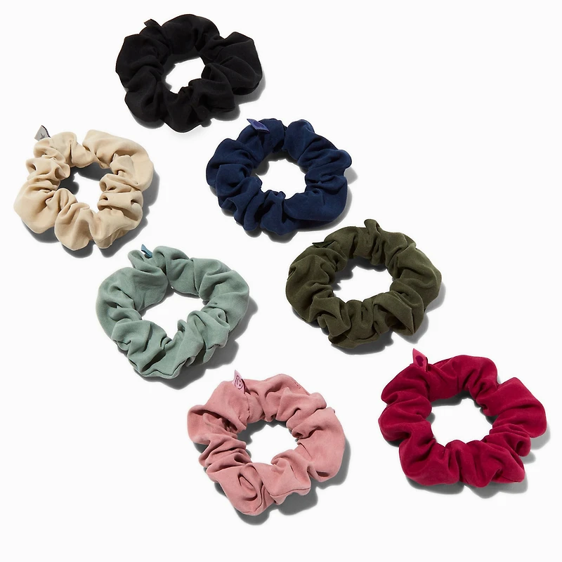 Fall Tonal Skinny Athletic Hair Scrunchies - 7 Pack
