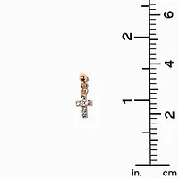 Gold-tone Crystal Mixed Earrings Set - 9 Pack