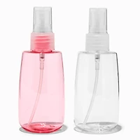 Pink & Clear Spray Bottle Set - 2 Pack