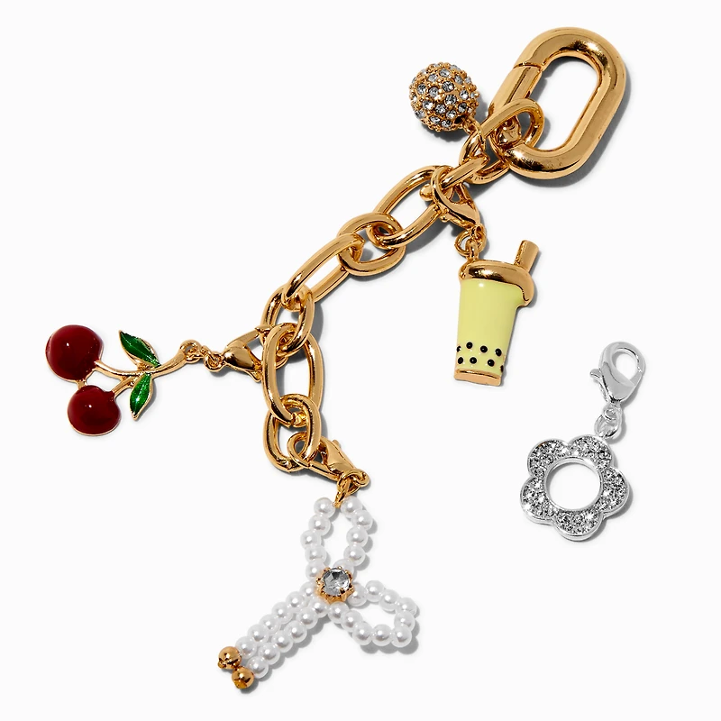 DIY Trendy Gold-tone Bag Charm