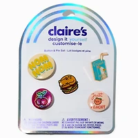DIY Food Pin Set - 5 Pack