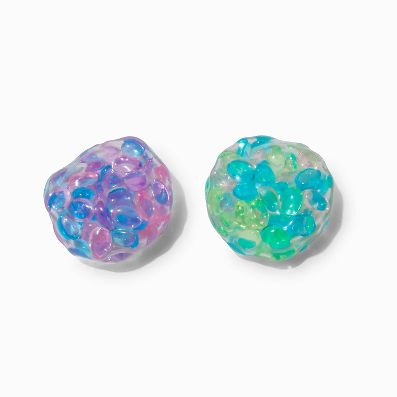 Purple, Mint, & Tinsel Ombré Faux Hair Tie