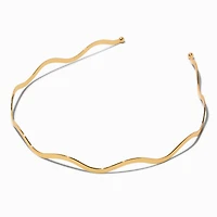 Gold Zig Zag Metal Headband