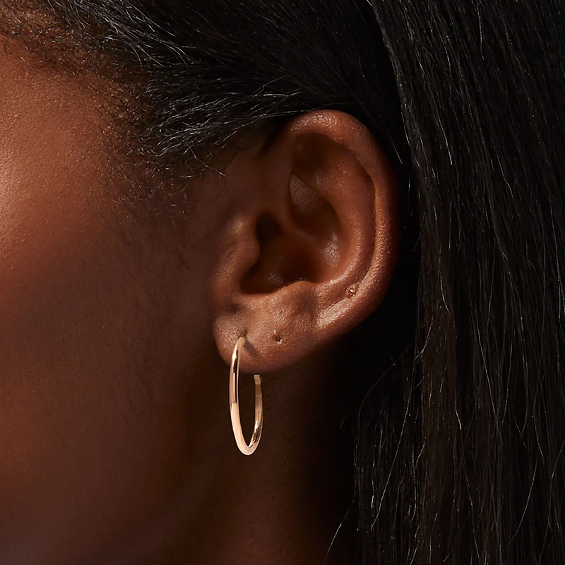 Gold-tone 30mm Hoop Earrings