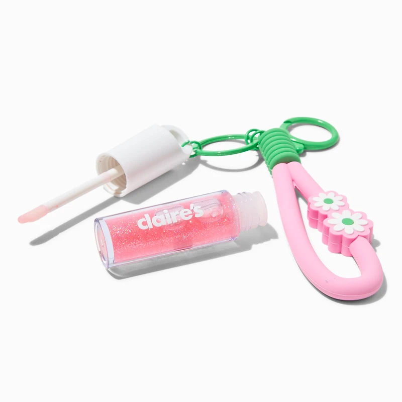Daisy Lip Gloss Keychain