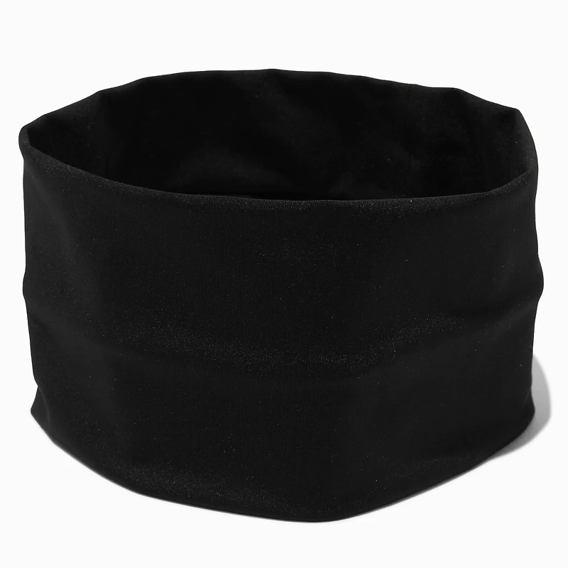 Black Athletic Headwrap
